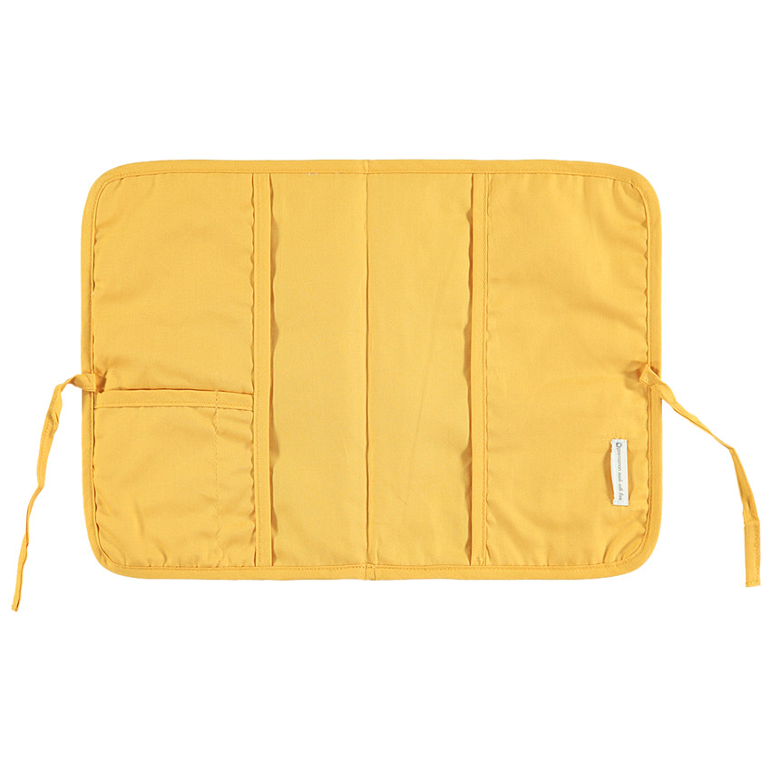 Προστατευτικό κάλυμμα βιβλιαρίου υγείας με ρίγες που δένει με κορδονάκια 