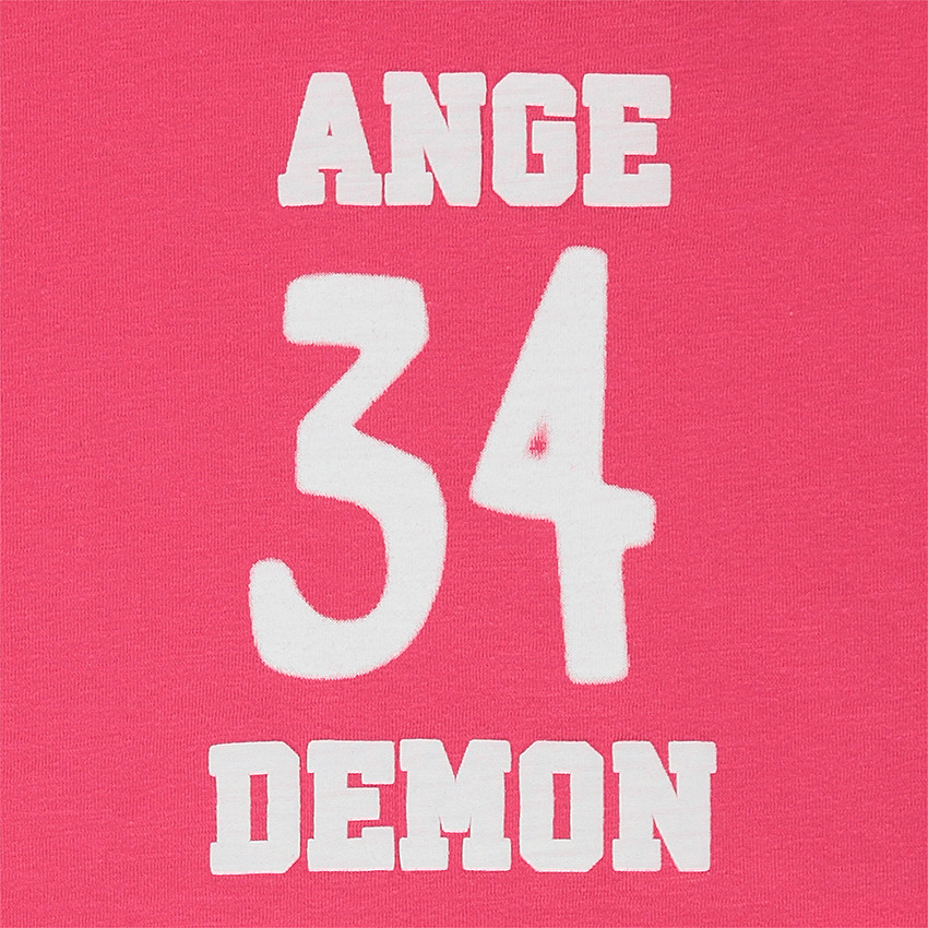 Μακρυμάνικη μπλούζα με λωρίδες και τυπωμένο μήνυμα 