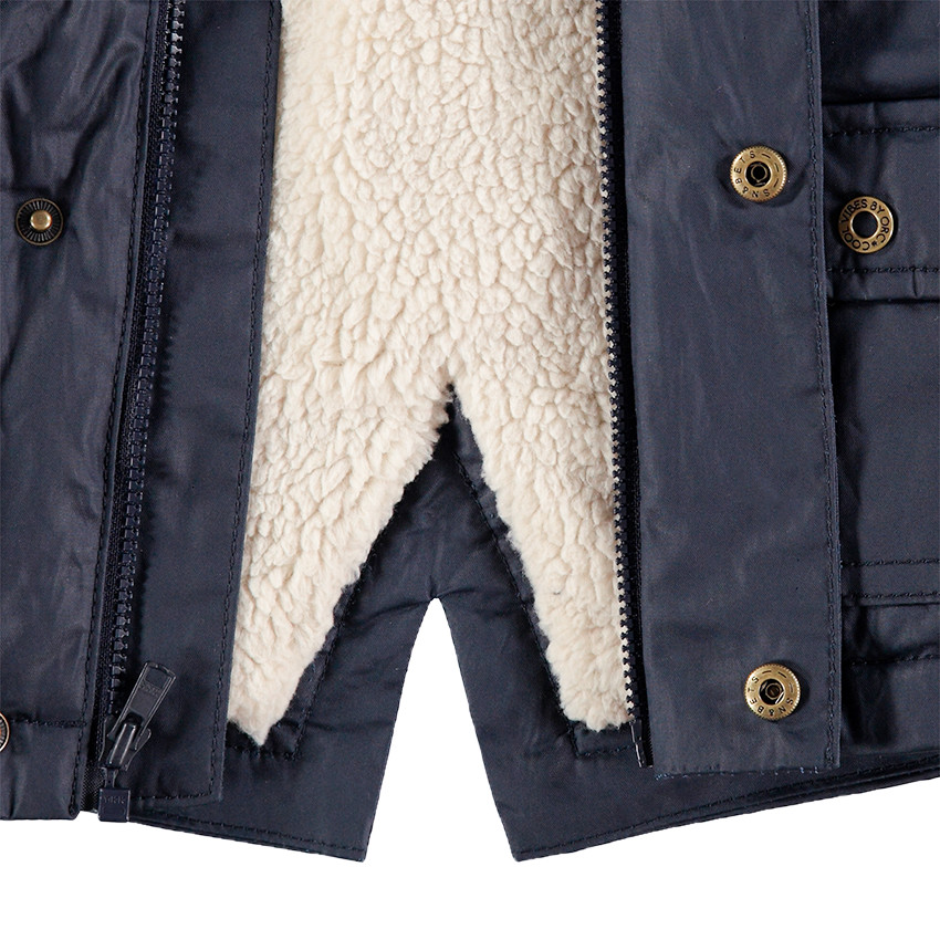 Παρκά με επένδυση από sherpa και τσέπες 