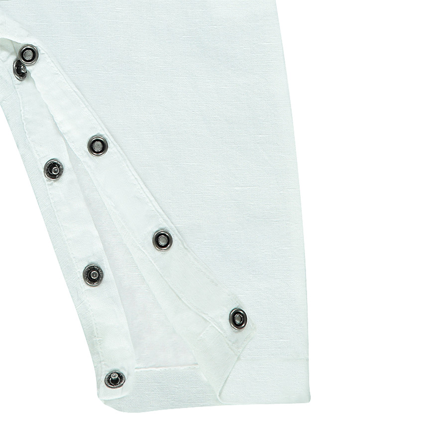 Μονόχρωμη λινή σαλοπέτα 