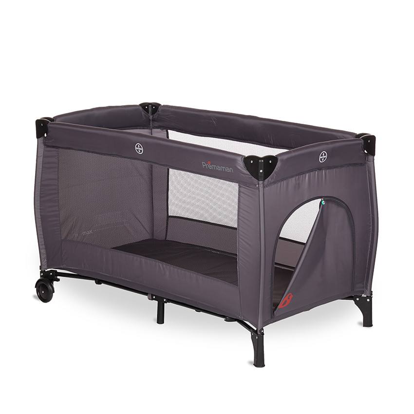 Πτυσσόμενο παρκοκρέβατο Extra - Γκρι 