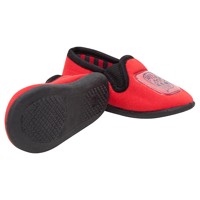 Χαμηλά παντοφλάκια από ζέρσεϊ με πλαστικοποιημένο μπάλωμα σε νούμερα 19 έως 25 