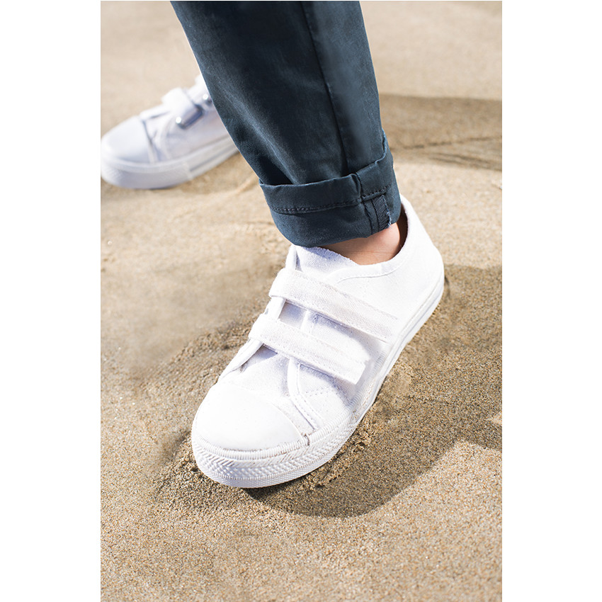 Χαμηλά υφασμάτινα αθλητικά παπουτσάκια με velcro σε νούμερο 24 έως 27 