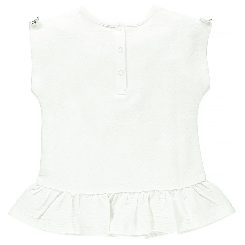 Κοντομάνικη τουνίκ με στάμπα ζέβρα 