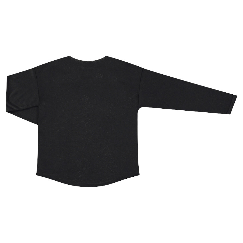 Παιδικά - Μακρυμάνικη μπλούζα με τυπωμένο μήνυμα και πούλιες 