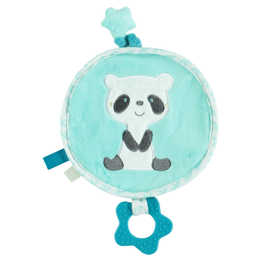 Μαλακό βελουτέ παιχνιδάκι με κεντημένο πάντα 