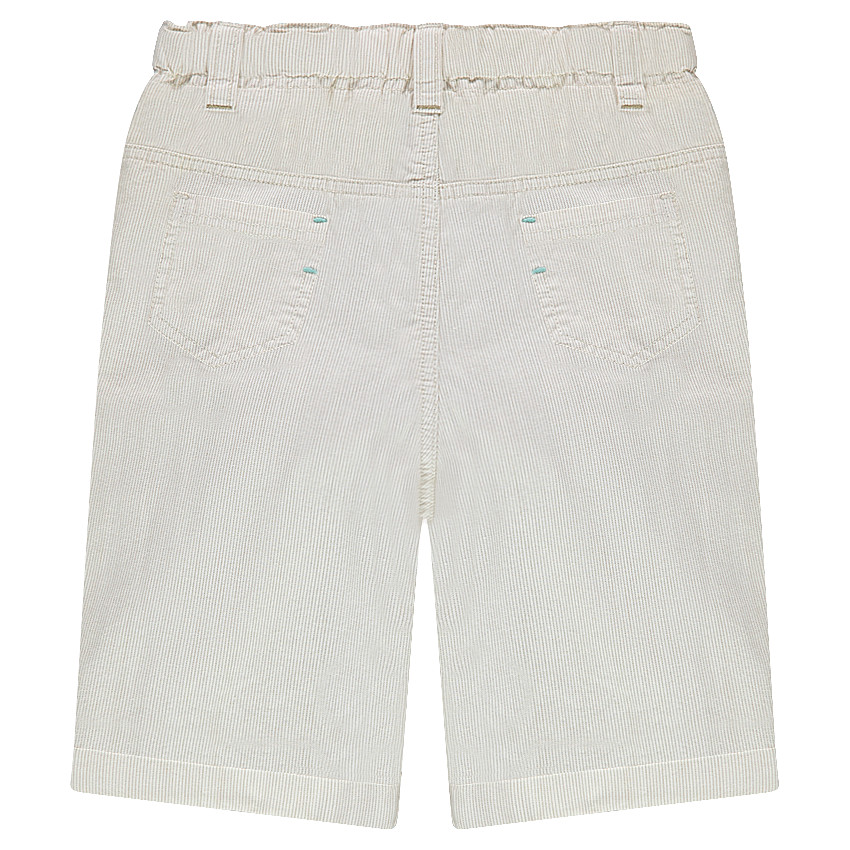 Βερμούδα βαμβακερή με λάστιχο στη μέση 