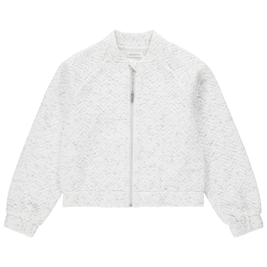 Παιδικά - Φανελένια ζακέτα με μελανζέ όψη 