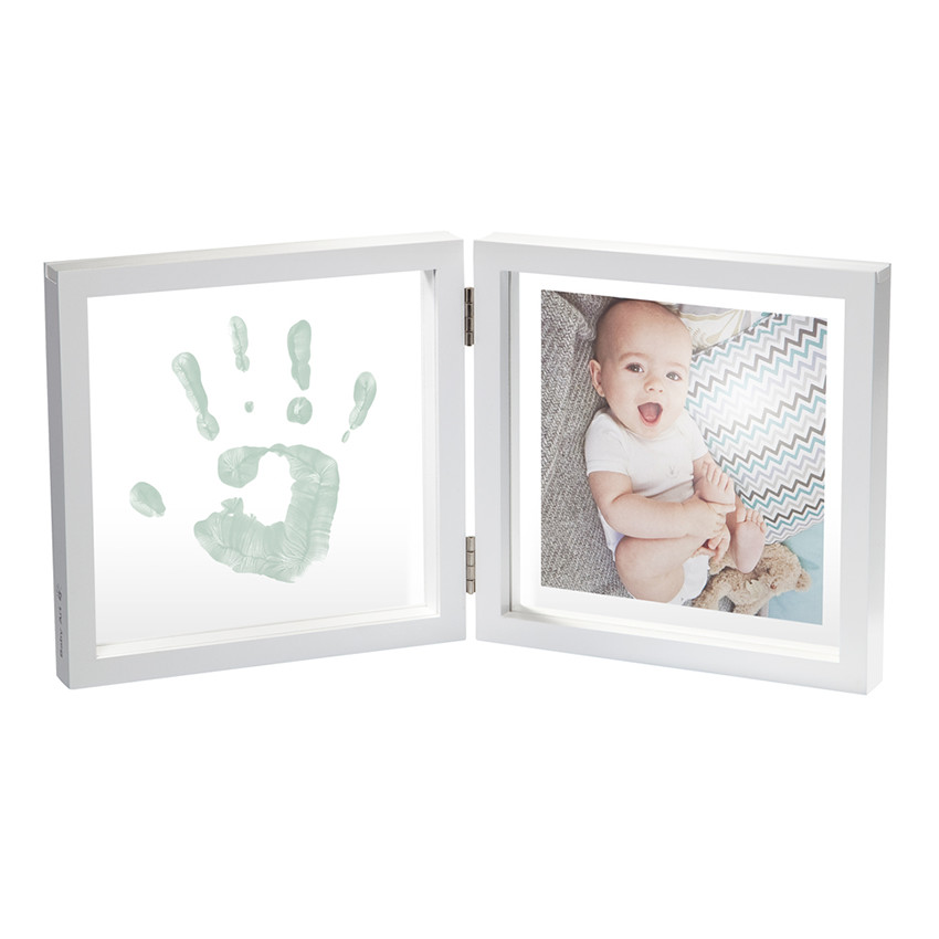   Κορνίζα με Αποτύπωμα Διπλή My Baby Style Γκρί  