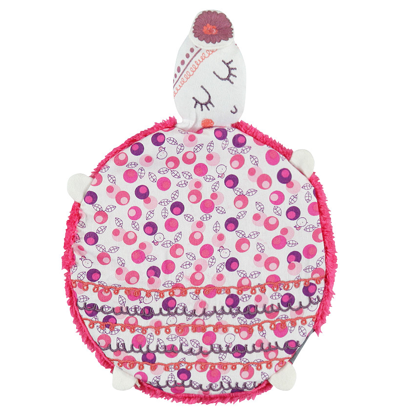 Doudou plat tortue 