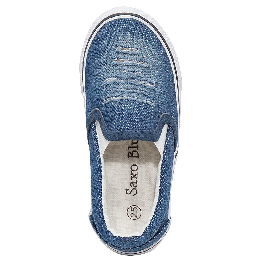 Υφασμάτινα χαμηλα αθλητικά με φθαρμένη όψη σε νούμερα 24 έως 27 