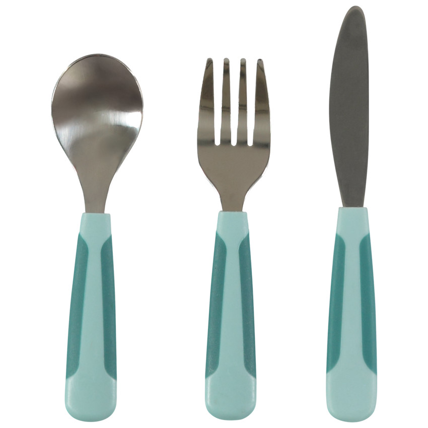 Σετ Κουτάλι/μαχαίρι/πιρούνι μεταλλικά mix’n’match 3τεμ. μπλε 