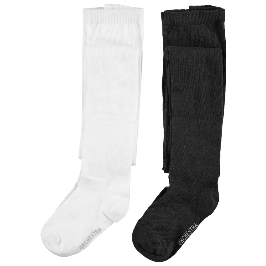 Σετ 2 μονόχρωμα χοντρά καλσόν 