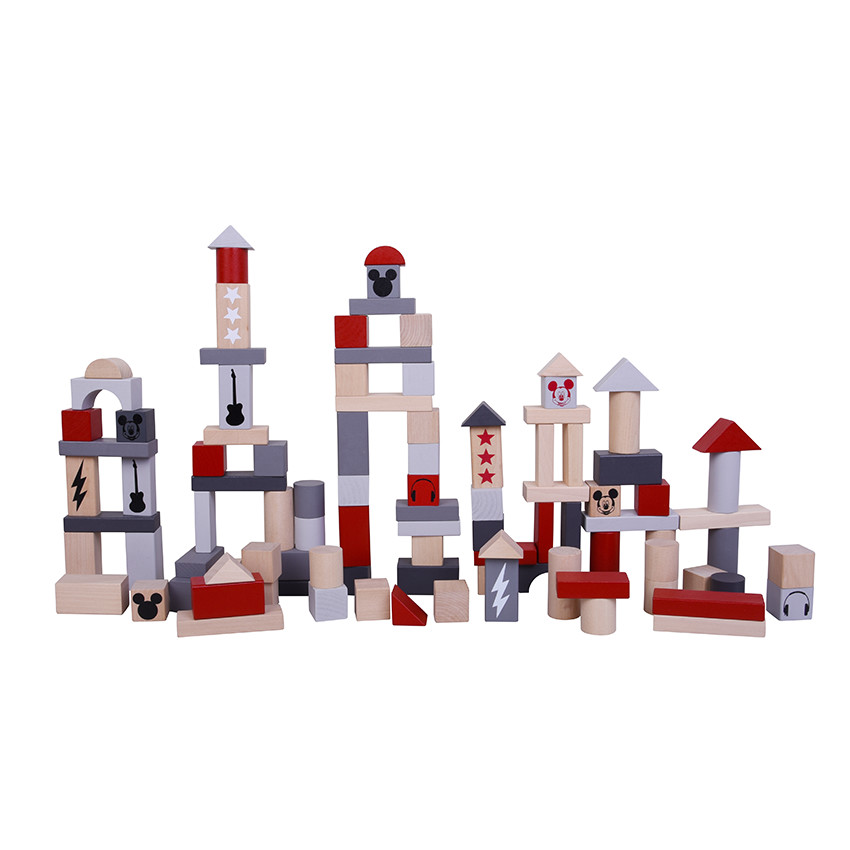 Ξύλινο παιχνίδι  Mickey 100τμχ 