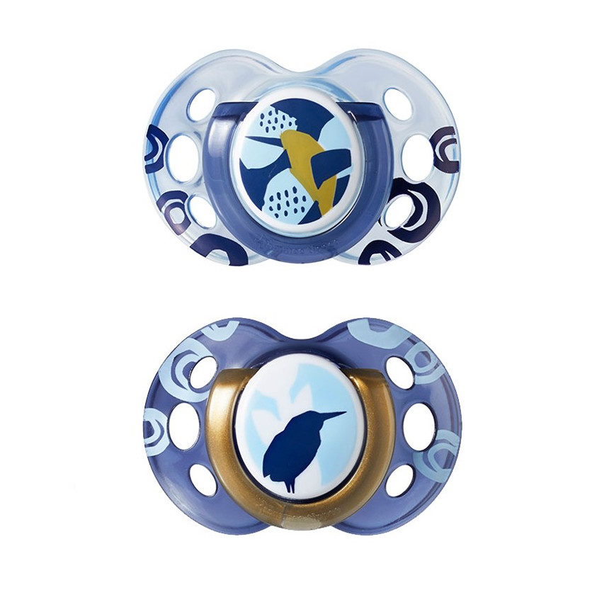   Σέτ 2 πιπίλες σιλικόνης Moda για 18-36 μηνών   