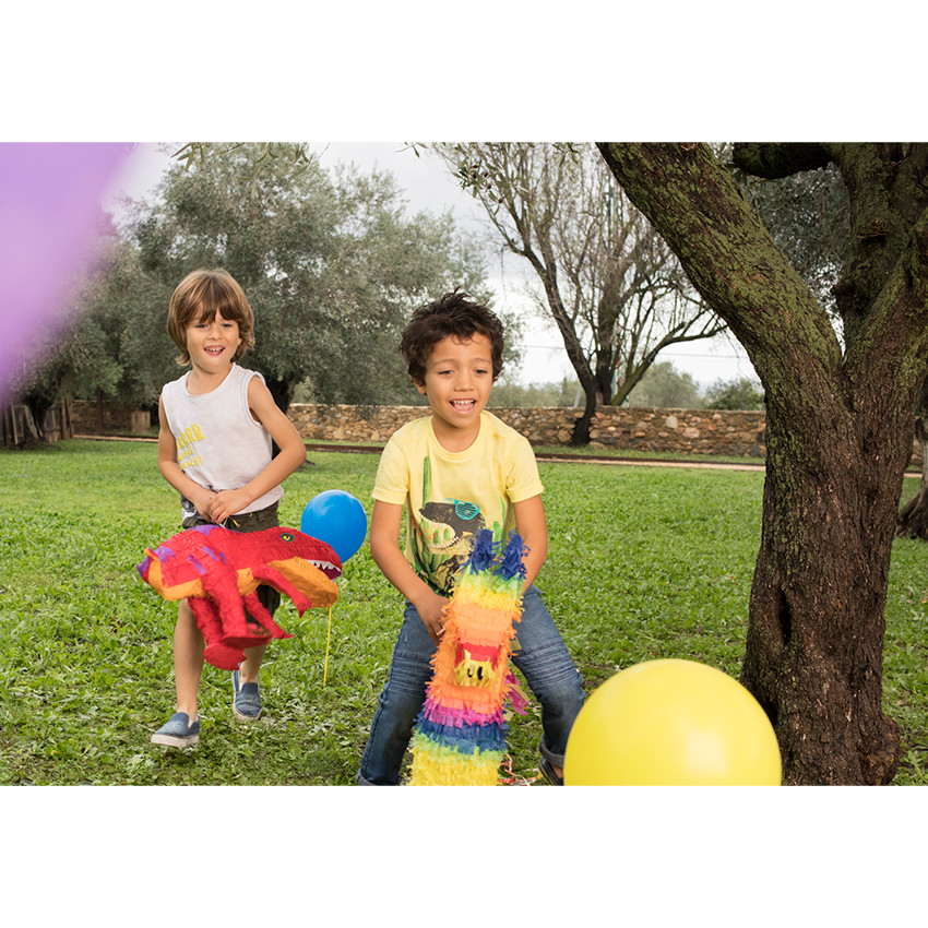 Κοντομάνικη μπλούζα με στάμπα δεινόσαυρο 