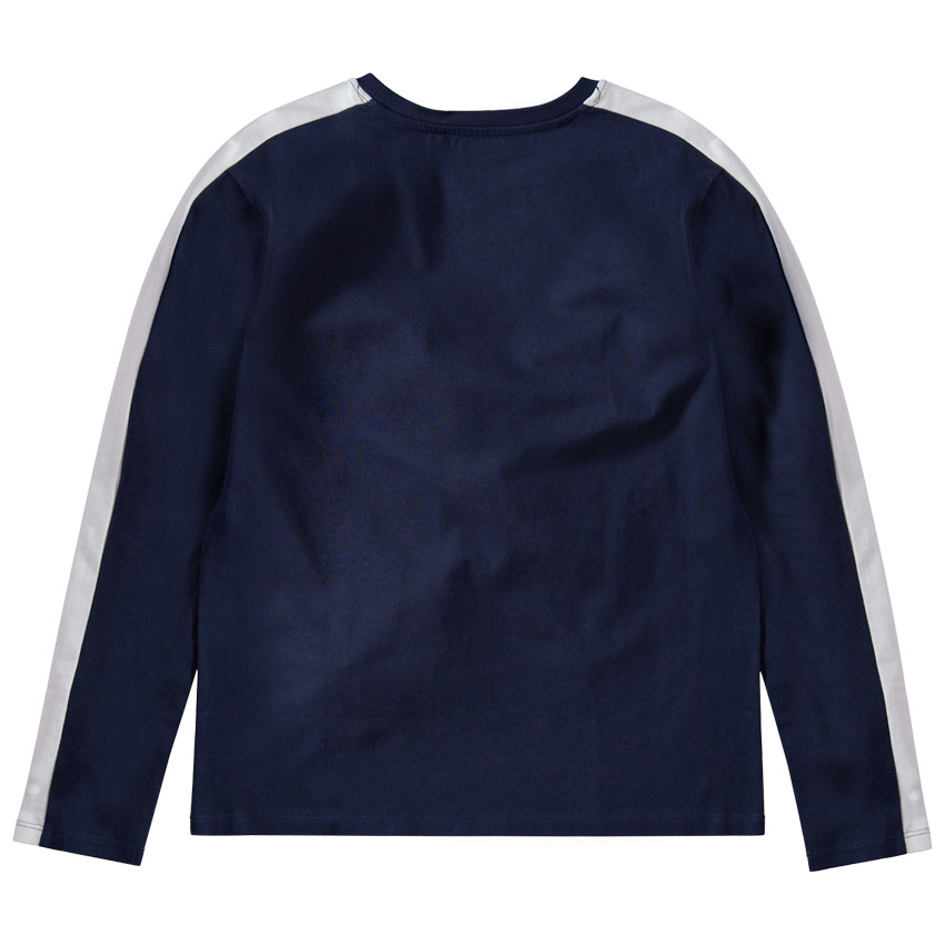 Παιδικά - Μακρυμάνικη μπλούζα ζέρσεϊ με λογότυπο Batman της Warner από «μαγικές» πούλιες 