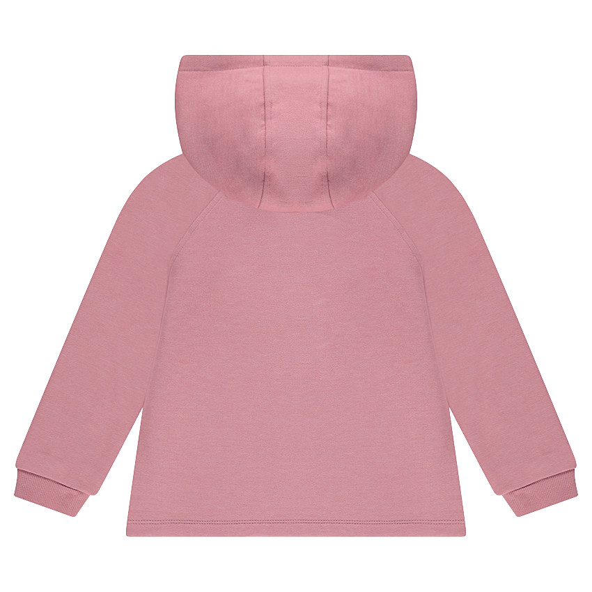 Φούτερ με κουκούλα από φανέλα, με τυπωμένη τίγρη και κεντημένα γράμματα 