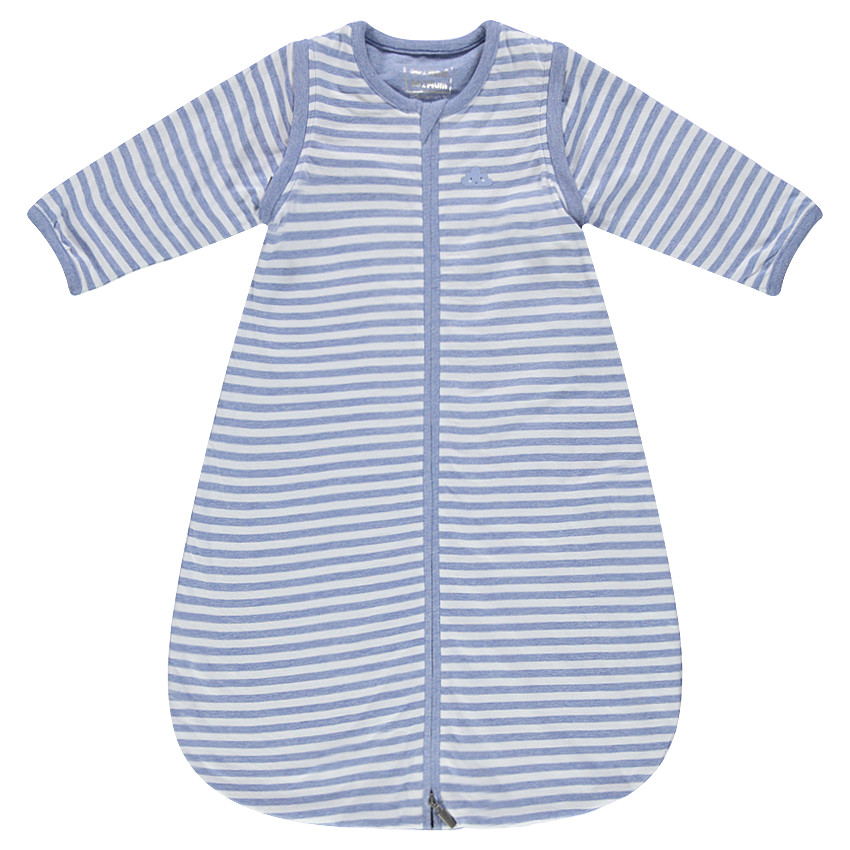 Υπνόσακος ριγέ από ζέρσεϊ με αφαιρούμενα μανίκια 