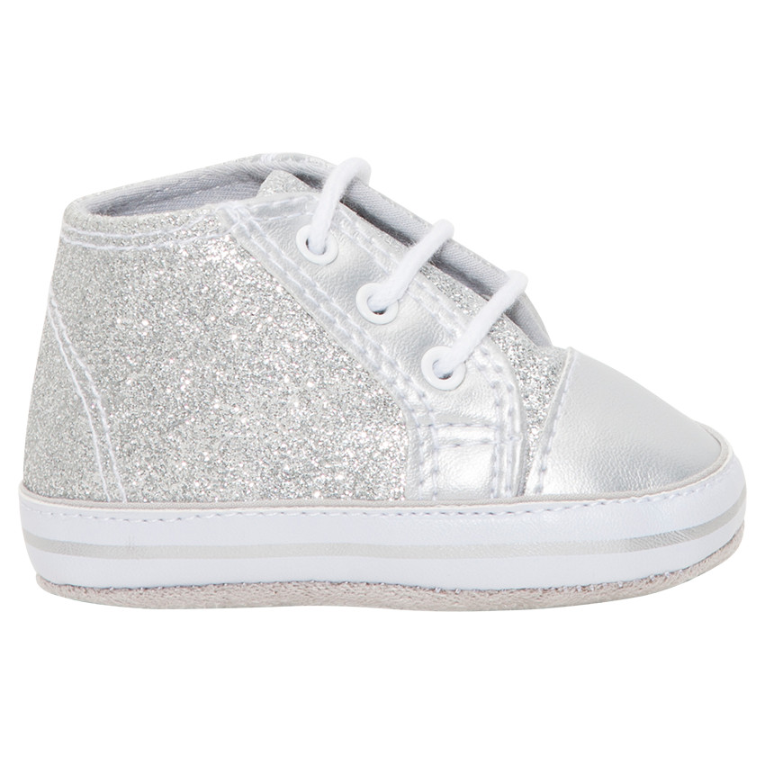 Mποτάκια με παγιέτες και κορδόνια 