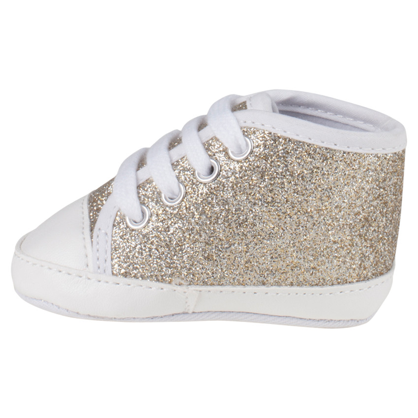 Bottillons pailletés à lacets 