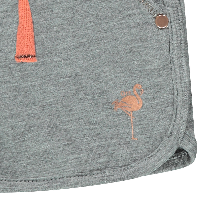 Μονόχρωμο φανελένιο σορτσάκι  