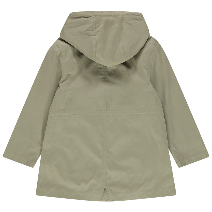 Τζάκετ σε στυλ σαφάρι με φερμουάρ στις τσέπες. 