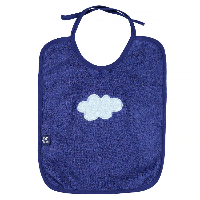 Bavoir en coton éponge avec imprimé fantaisie 