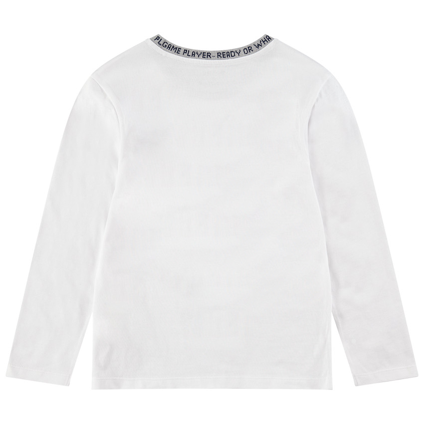 Παιδικά - Μακρυμάνικη ζέρσεϊ μπλούζα με τυπωμένα σύμβολα 