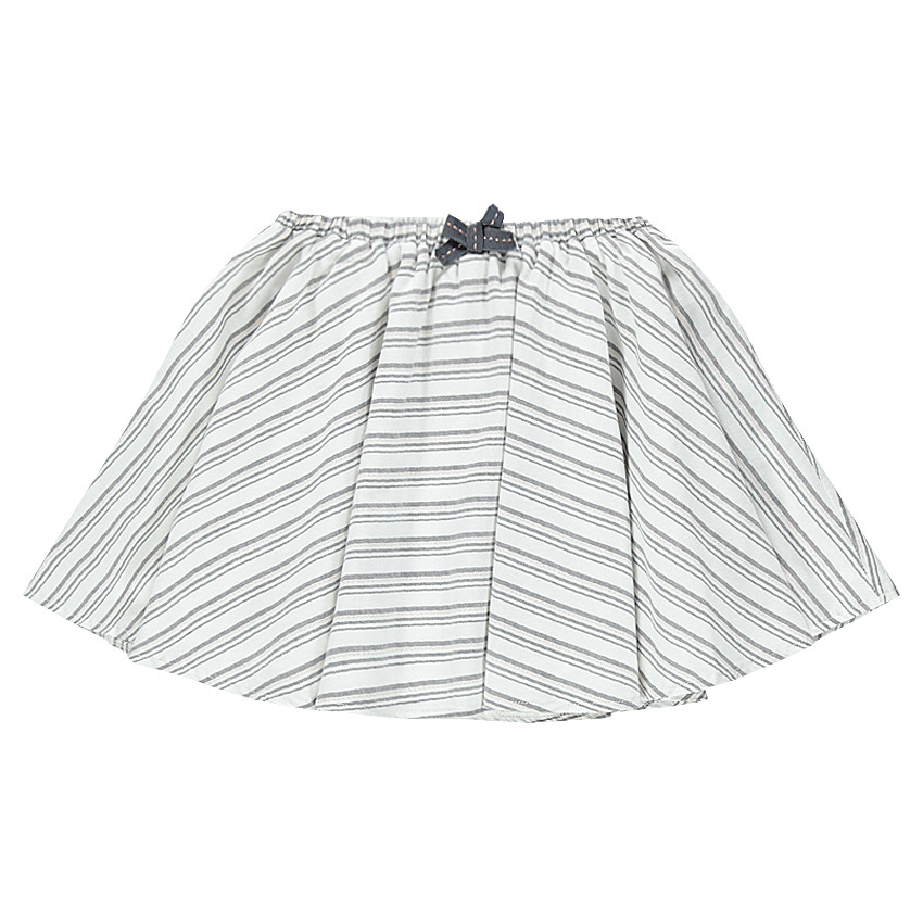 Εβαζέ φούστα με διακοσμητικές ρίγες 