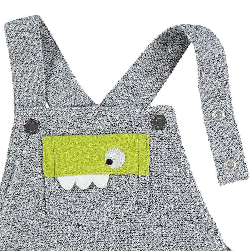 Βαμβακερή μελανζέ σαλοπέτα με ανάγλυφες φάσες 