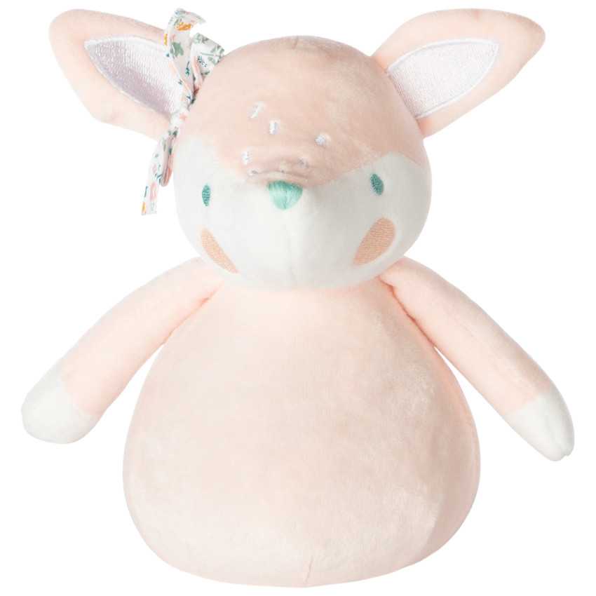 Peluche cale porte forme renard en velours 