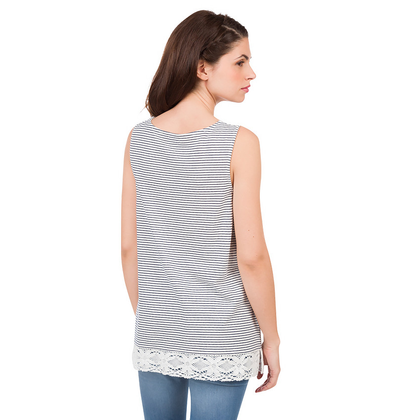 Ριγέ φανελάκι εγκυμοσύνης 