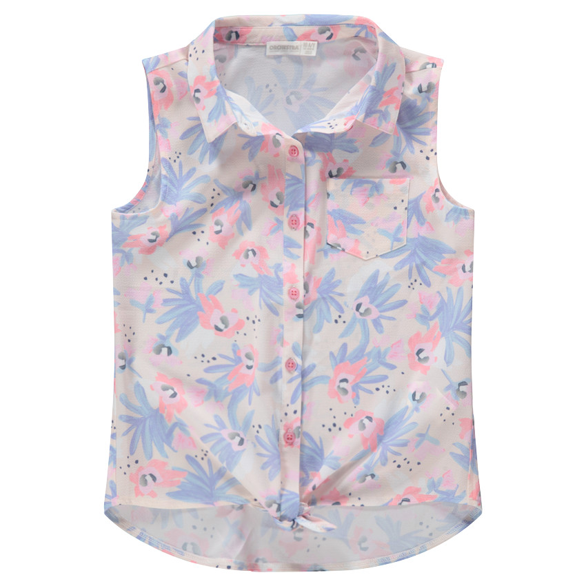 Παιδικά - Κοντομάνικο εμπριμέ πουκάμισο 