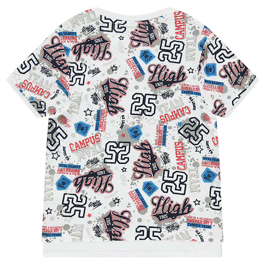 Μακριά κοντομάνικη μπλούζα 