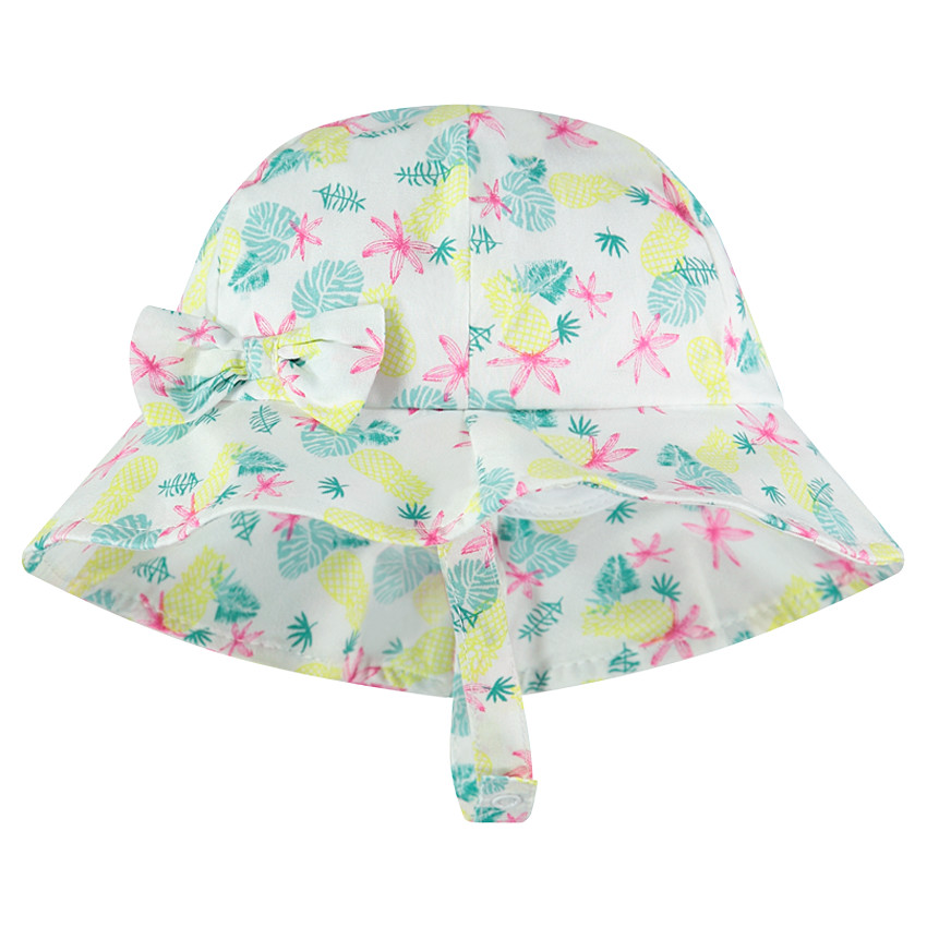 Εμπριμέ καπελάκι από βαμβακερή ποπλίνα 