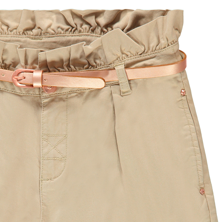 Παντελόνι από τουίλ με αφαιρούμενη μεταλλιζέ ζώνη 