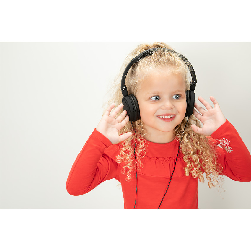 Μακρυμάνικη μπλούζα από ζέρσεϊ με βολάν και ασημί τύπωμα 