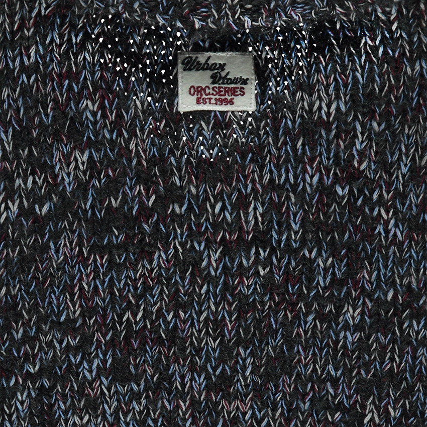 Πλεκτό με κρουαζέ λαιμόκοψη 