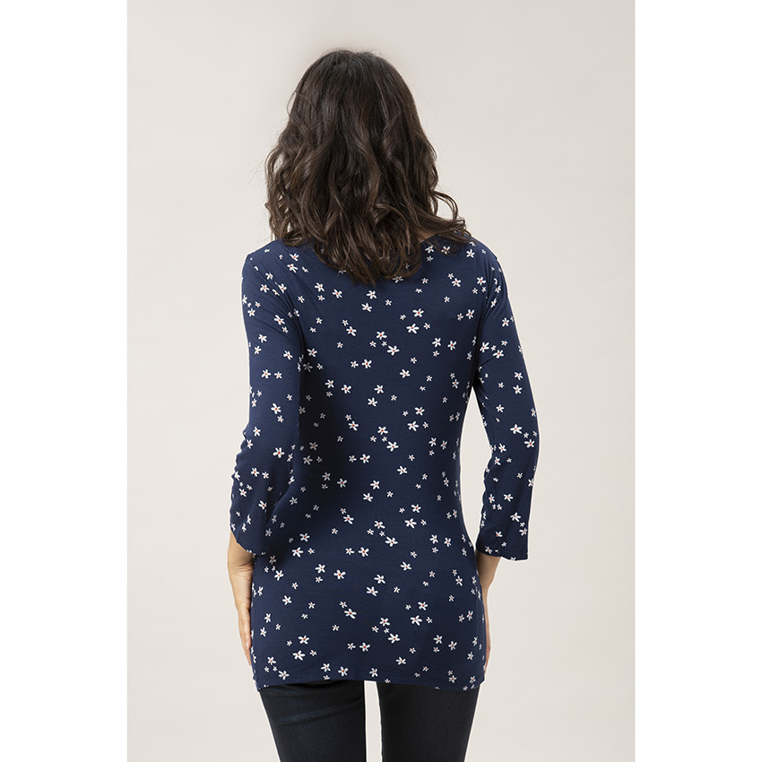 Μπλούζα εγκυμοσύνης με μανίκια 3/4 τυπωμένη 