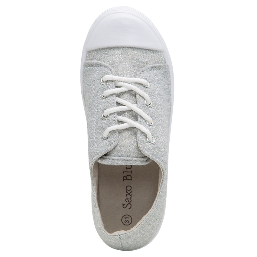 Υφασμάτινα χαμηλά αθλητικά με ελαστικά κορδόνια 28 ως 38 