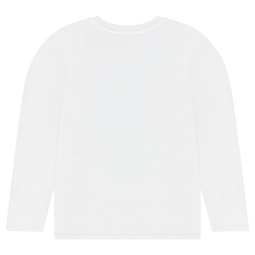 Παιδικά - Μακρυμάνικη μπλούζα από ζέρσεϊ με λαγουδάκι και εφέ κηλίδες μπογιάς 