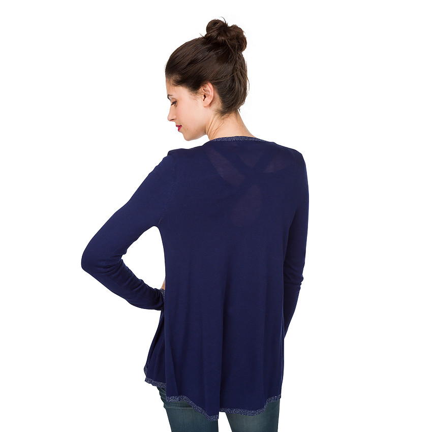 Ζακέτα εγκυμοσύνης με φαντεζί φύλλα 