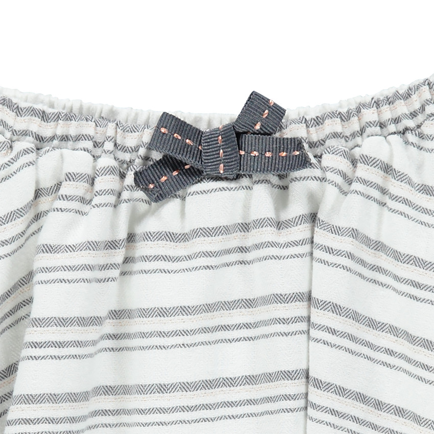 Εβαζέ φούστα με διακοσμητικές ρίγες 