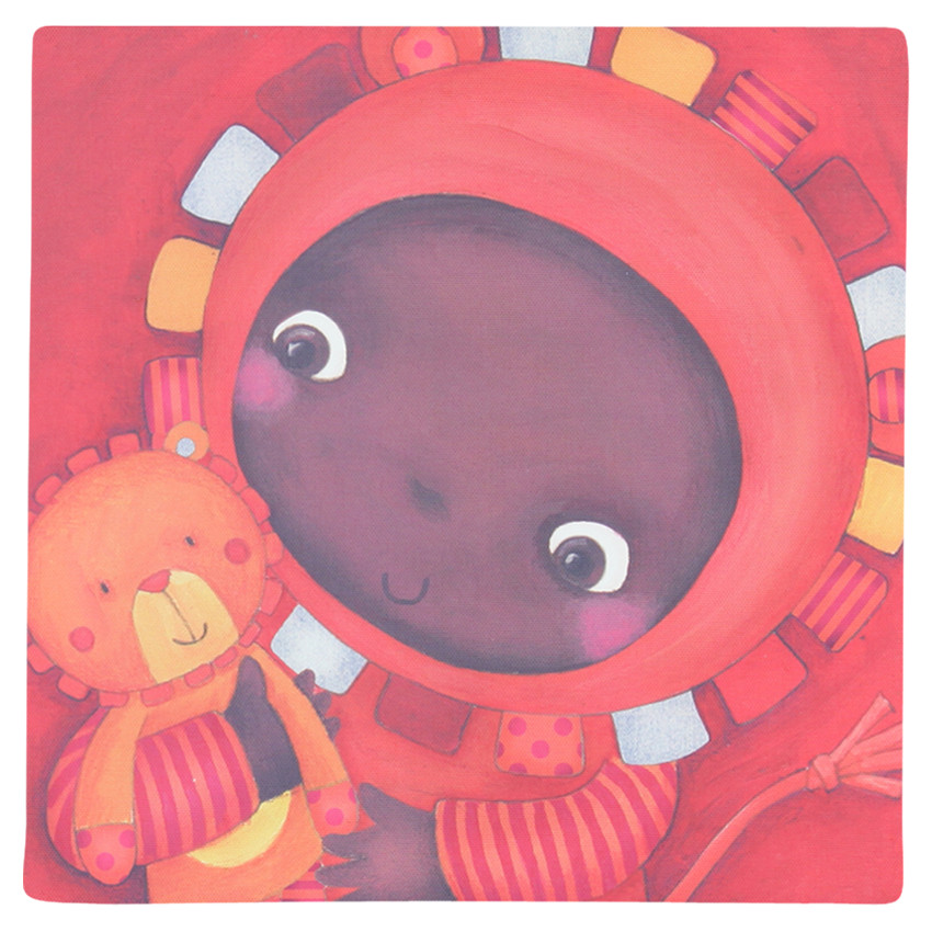 Cadre avec personnages imprimés  