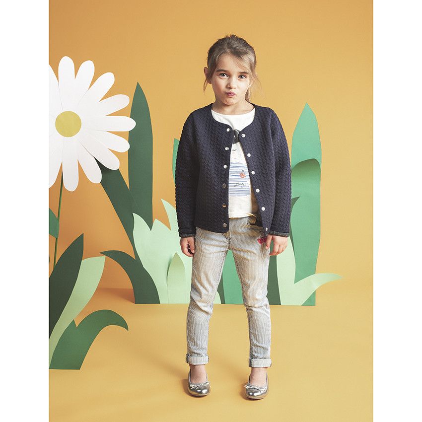 Τζιν με φθαρμένη όψη, ρίγες και ρυθμιζόμενη ζώνη 