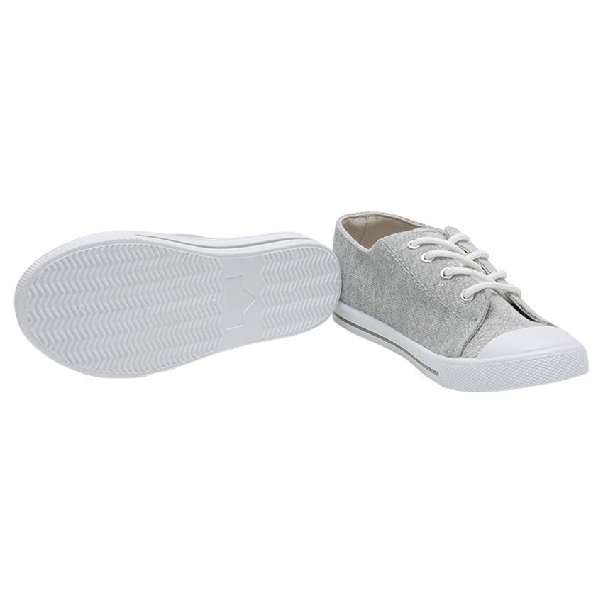 Υφασμάτινα χαμηλά αθλητικά με ελαστικά κορδόνια 28 ως 38 