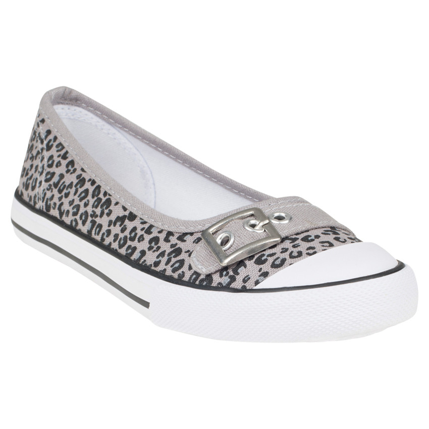 Babies en toile imprimées léopard avec boucle fantaisie 