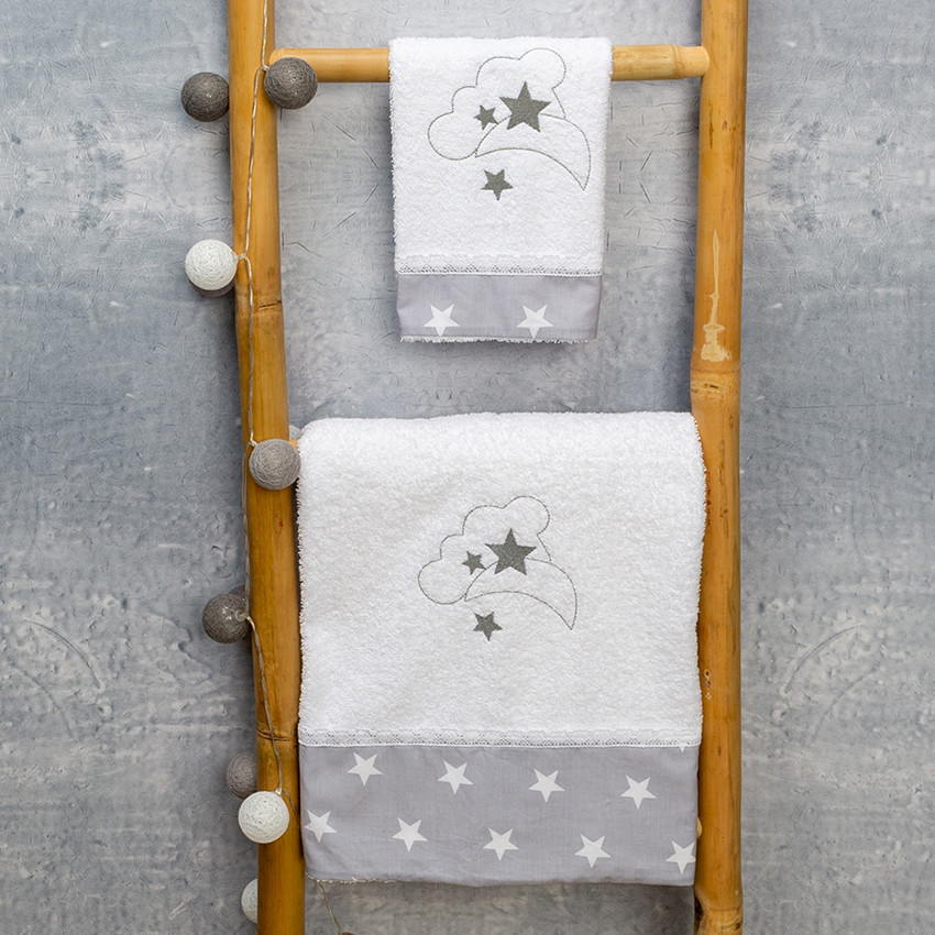  Σετ πετσέτες 2 τμχ moon grey  