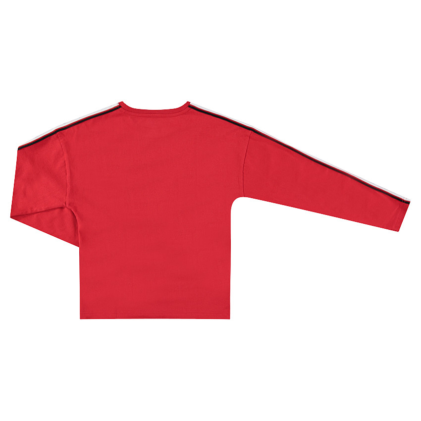 Παιδικά - Μακρυμάνικη μπλούζα από ζέρσεϊ με τυπωμένο μήνυμα και μαγικές πούλιες 